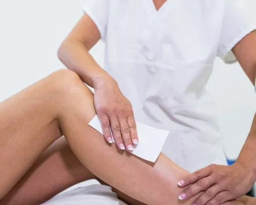 depilacion con cera pierna